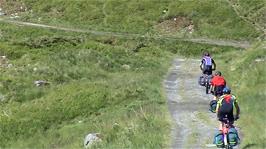 Starting out on the Rallarvegen track from Upsete, 0.4 miles from the station